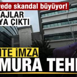 Belediyede skandal b&uuml;y&uuml;yor! Sahte imza memura tehdit! Mesajlar ortaya &ccedil;ıktı