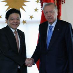 Erdoğan, Singapur Başbakanı'nı kabul etti!