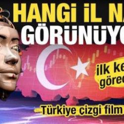 T&uuml;rkiye'yi ilk kez b&ouml;yle g&ouml;receksiniz! &Ccedil;izgi film olsaydı hangi il nasıl g&ouml;r&uuml;n&uuml;rd&uuml;?