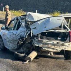 Ağrı'da zincirleme trafik kazası: 1 kişi &ouml;ld&uuml;, 4 kişi yaralandı