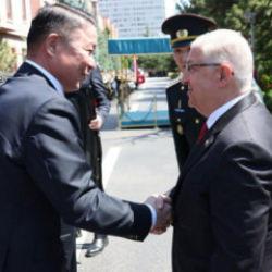 Bakan G&uuml;ler, Moğol mevkidaşı Batlut ile bir araya geldi