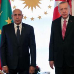Cumhurbaşkanı Erdoğan, Moritanya lideriyle g&ouml;r&uuml;şt&uuml;