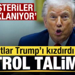 Fiyatlara isyan etti! Trump'tan petrol talimatı! 'M&uuml;şteriler kazıklanıyor'