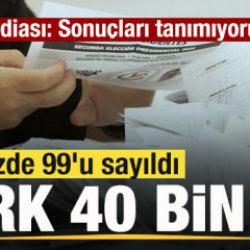 Hile iddiası: Sonu&ccedil;ları tanımıyoruz! Y&uuml;zde 99'u sayıldı! Fark 40 bin oy