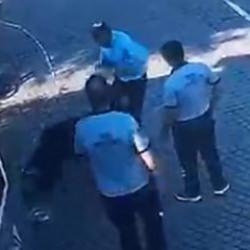 &Ouml;nce k&ouml;peğe sonra g&uuml;venliğe saldırdı: Mahkeme affetmedi!