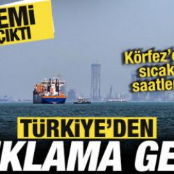 K&ouml;rfez'de sıcak saatler! T&uuml;rkiye'den son dakika a&ccedil;ıklaması: 15 gemi yola &ccedil;ıktı