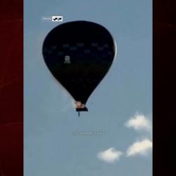  Brezilya'da sıcak hava balonu alev alarak d&uuml;şt&uuml;: 8 kişi hayatını kaybetti