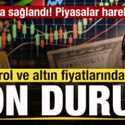 Piyasalarda hareketlilik! ABD ile İran anlaştı! Petrol ve altın fiyatlarında son durum