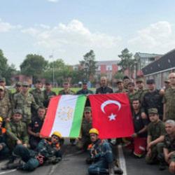 Konya B&uuml;y&uuml;kşehir'den Tacikistan'da y&uuml;ksek katlı yapılara m&uuml;dahale eğitimi 