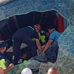 Son Dakika... Aksaray&rsquo;da otob&uuml;s yoldan &ccedil;ıktı: Yaralılar var