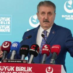 BBP lideri Mustafa Destici'den Deniz G&ouml;ktaş'a: O dili koparırız!