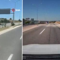 &Ccedil;anakkale'de ters y&ouml;nde giden s&uuml;r&uuml;c&uuml; ekipler tarafından yakalandı! 
