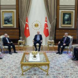 Cumhurbaşkanı Erdoğan, Kulubayev'i kabul etti
