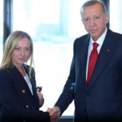Cumhurbaşkanı Erdoğan, Meloni ile g&ouml;r&uuml;şt&uuml;