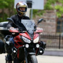 Erasmus eğitimine motosikletiyle giden &ouml;ğretmen 4 bin kilometre yol yaptı