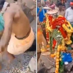 &ldquo;İlahi g&uuml;&ccedil;le u&ccedil;acağım&rdquo; dedi, dağdan d&uuml;şerek can verdi! Hindu rahibin acı sonu