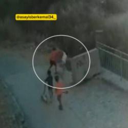 İstanbul Arnavutk&ouml;y'de &ouml;zel gereksinimli &ccedil;ocuk y&uuml;ksekten itildi