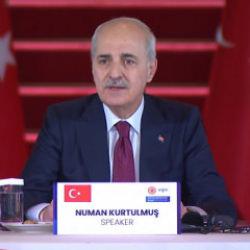 Meclis Başkanı Kurtulmuş'tan d&uuml;nyaya barış &ccedil;ağrısı