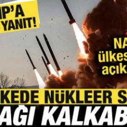 NATO &uuml;lkesinden son dakika a&ccedil;ıklama! Trump'a bomba yanıt! N&uuml;kleer silah yasağı kalkabilir
