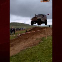 Ordu'nun Kumru il&ccedil;esindeki Offroad'ta adrenali tavan yaptı