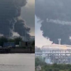 Rusya'da petrol terminali vuruldu