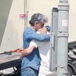 Kazaya karışan oğlunu teselli eden babanın s&ouml;zleri dikkat &ccedil;ekti 