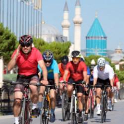 Avrupa bisiklet başkenti Konya'da Granfondo Bisiklet Yol Yarışı heyecanı başladı