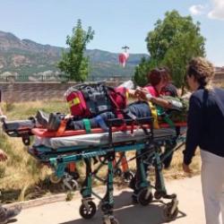 Tunceli'de engerek kabusu! Askeri helikopterle hastaneye ulaştırıldı