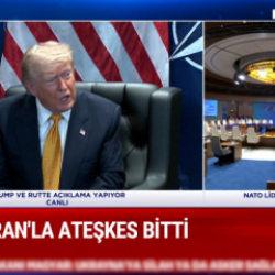 ABD başkanı Trump İran ile savaş hakkında "Ben olmasam T&uuml;rkiye savaşa girebilirdi " dedi..