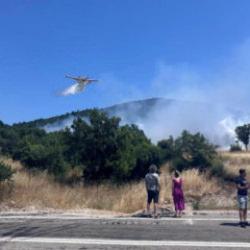 Ayvacık'ta orman yangını kontrol altına alındı