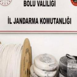 Bolu&rsquo;da JASAT&rsquo;tan ka&ccedil;amadılar: Kablo hırsızları kıskıvrak yakalandı!