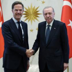 Cumhurbaşkanı Erdoğan, NATO Genel Sekreteri Rutte'yi kabul etti