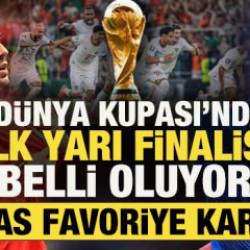 D&uuml;nya Kupası'nda ilk yarı finalist belli oluyor! Fas yeni bir s&uuml;rpriz peşinde