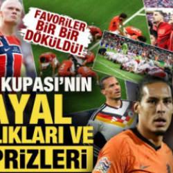 Favoriler birer birer d&ouml;k&uuml;ld&uuml;! D&uuml;nya Kupası'nın hayal kırıklıkları ve s&uuml;rprizleri