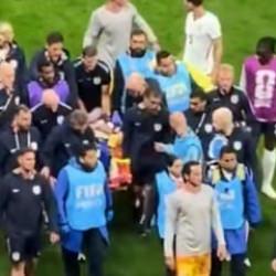 İngiltere'de &ccedil;eyrek final &ouml;ncesi b&uuml;y&uuml;k şok: Sevinirken kolunu kırdı