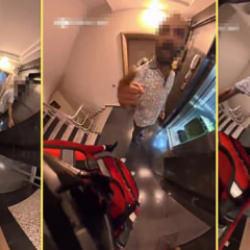 Kadın motokuryeye asans&ouml;rde &ccedil;irkin saldırı: &lsquo;Hah aferin, b&ouml;yle yayan gidersin&rsquo;