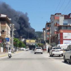 Kocaeli'de fabrika yangını