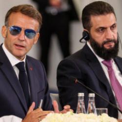 Macron ve Şara Şam'da bir araya geldi: İmzalar atıldı