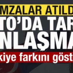 NATO zirvesinde tarihi anlaşma! İttifaka T&uuml;rkiye imzası