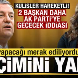 &Ouml;zg&uuml;r &Ouml;zel'e bir şok da Candan Y&uuml;ceer'den! İstanbul'da 2 başkan i&ccedil;in AK Parti iddiası