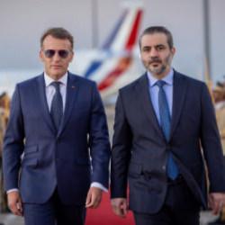 Son dakika: Şam'da Macron'un kaldığı otelin yakınında patlamalar! &Ccedil;ok sayıda yaralı var...