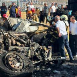 Ankara'da belediyeye ait hafriyat kamyonları &ccedil;arpıştı: 2 &ouml;l&uuml;