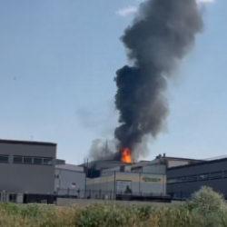 Ankara'daki fabrika yangını kontrol altında