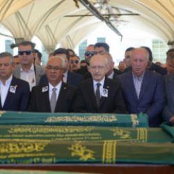 Aslı Baykal'dan cenaze sonrası Kılı&ccedil;daroğlu ve &Ouml;zel'e g&ouml;nderme: En &ouml;nde yer alanlar...