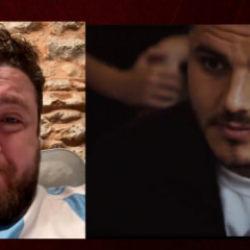 Icardi'nin vedası sonrasında g&ouml;zyaşlarına hakim olamadı