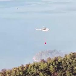 Milas'taki orman yangını 2'nci g&uuml;n&uuml;nde!