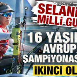 Selanik'te milli gurur! 16 yaşındaki Derin, Avrupa Şampiyonası'nda ikinci oldu