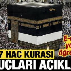 2027 hac kura sonu&ccedil;ları a&ccedil;ıklandı: Sonu&ccedil;lar nasıl &ouml;ğrenilecek?