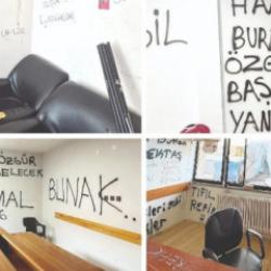 CHP'den ayrılanlar binaları yağmalayıp gitti