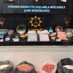  Ankara&rsquo;da uyuşturucu operasyonu: 4 g&ouml;zaltı